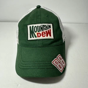 Cappello camionista Dale Jr Mountain Dew maglia berretto snapback AMP NASCAR #88 USATO IN OTTIME CONDIZIONI - Foto 1 di 6