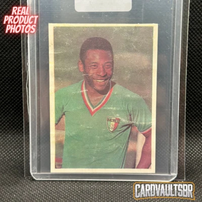 1977-1978 Pelé en México Jersey Glorias e Trofeo Pegatina Eliminada Ultra Rara Foto 1 de 3