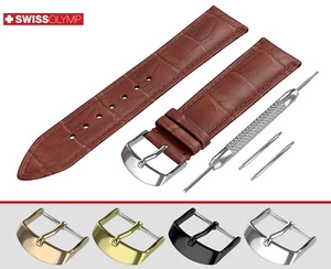Cinturino per orologio GUESS MARRONE in vera pelle per fibbia 12-24 mm spille - Foto 1 di 13