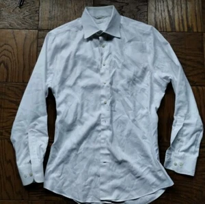 Suitsupply Shirt Mens 15 3/4 Traveler Extra Slim Fit white Workwear Casual - Picture 1 of 9