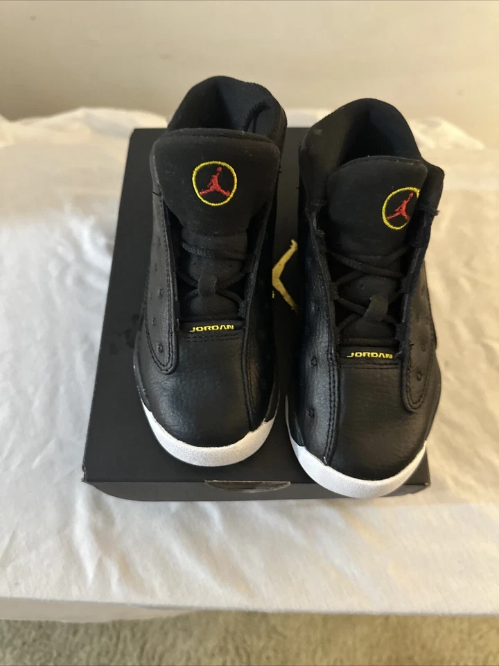 Air Jordan 13 Retro TD Playoff 2023 size 7c Black White Shoes DJ3004-062