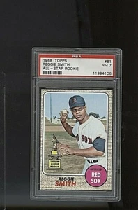 1968 Topps Reggie Smith Boston Red Sox #61 💥💥🎆 PSA grado 7 - Foto 1 di 2