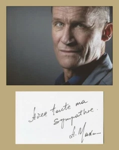 Andreï Makine - Académie française - Rare carte signé + Photo - 1988 - Picture 1 of 3