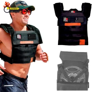 Adjustable Weighted Vest, WOD Cross Fitness, Weight Plates Carrier for Strength - Picture 1 of 12