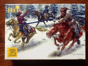 HAT INDUSTRIES 1/72 NAPOLEONIC RUSSIAN COSSACKS 12 FIGURES # 8006 BRAND NEW - Picture 1 of 3