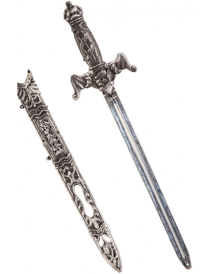 55CM Gárgola ESPADA Y FUNDA Halloween Horror Elegante Vestido Accesorio Cuchillo 9841CT Foto 1 de 1