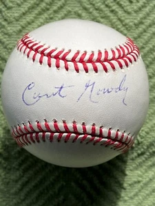 Hermosa Blancanieves de la JSA CERTIFICADO DE AUTENTICIDAD Curt Gowdy HOF Legend autografiado firmado único SS - Imagen 1 de 2