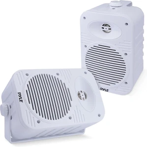 Indoor Outdoor Speakers Pair - 500 Watt Dual Waterproof 5.25” 2-Way Full Range S - Picture 1 of 12