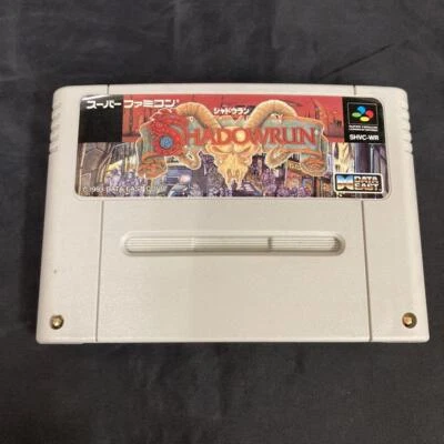 Shadowrun JP Ver. Nintendo Super Famicom SNES Cartrige only - Image 1 of 2