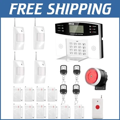 4G GSM Wireless Home Security Alarm System - 99 Zones, SMS Alerts & Remote Co... - Image 1 of 4