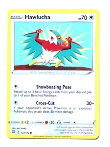 Hawlucha 127/172 (NM, Pokemon Card, Brilliant Stars, 2022, Colorless, Common) - Picture 1 of 2