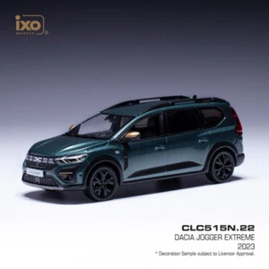DACIA JOGGER EXTREME 2023- Voiture vert foncé metal car - 1/43 IXO CLC515 265450 - Imagen 1 de 2