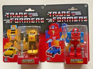 2025 Hasbro TRANSFORMERS RETRO SET BUMBLEBEE & GEARS WALMART EXCLUSIVE NEW - Picture 1 of 2