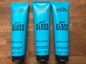 3 x Got2b Got Gloss Hair Shine Primer Lotion New - Picture 1 of 3