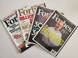 Forbes Magazine Nov-30-09/Mar-29-10/Mar-28-11/Jan-16-12 4 Issues 1 Low Price - Picture 1 of 9