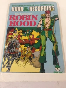 Book & Recording Adventures of Robin Hood Comic Book Peter Pan 45 Record PR37 - Picture 1 of 4