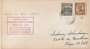 Airport Dedication Cleveland Ohio, Cuyahoga County Airport July 15, 1951 - Picture 1 of 2