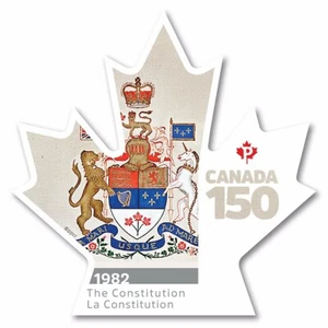 CONSTITUTION = CANADA 150 Celebration = Booklet DIE CUT stamp MNH Canada 2017 - Bild 1 von 1