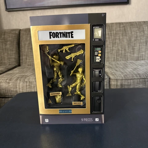 SDCC 2023 JAZWARES FORTNITE 2-PACK GOLD BEEF BROS & TOMATOHEAD LE 1000 Exclusive Cover