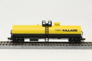 HO Single Dome Tank Car Hubbel Killark Yellow Metal Wheels Kadee Couplers - Picture 1 of 6
