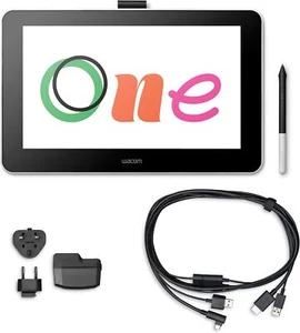 Wacom One Creative Pen Display zum Zeichnen auf dem Bildschirm, 13,3 Zoll - Bild 1 von 4