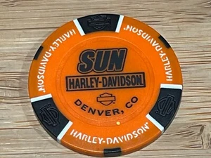 Harley Davidson Poker Chip Denver Colorado - Picture 1 of 2