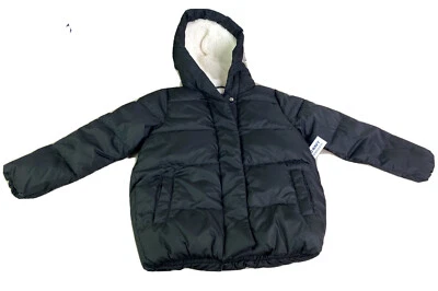 Abrigo Chaqueta acolchada negra de invierno Old Navy Juvenil Pequeño 6-7 - Resistente al agua Nuevo con etiquetas Foto 1 de 4