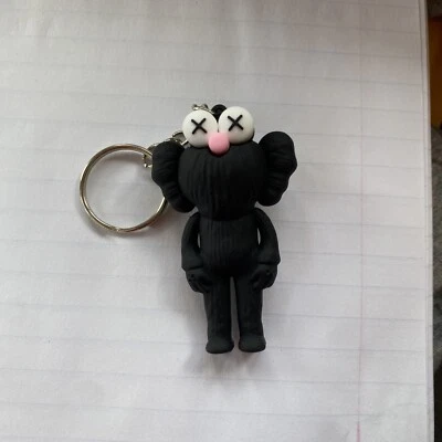 Elmo Kaws Keychain  “3" Keychain Skull Figure Keyring - Image 1 of 2