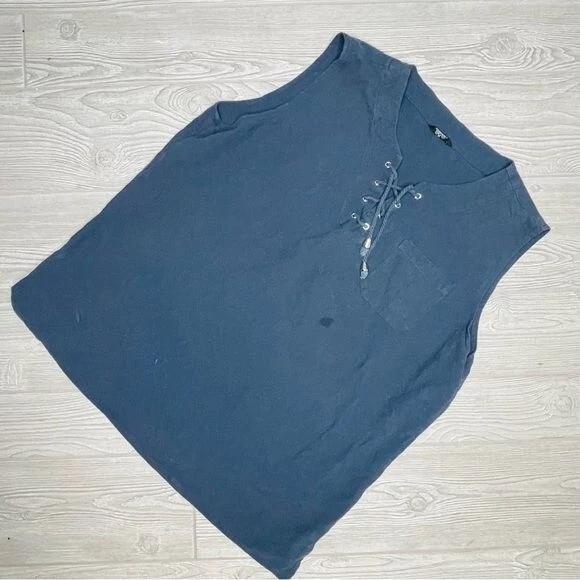 Coofandy 男式万圣节衬衫无袖蓝色蕾丝前领带海盗文艺复兴 — 第 1/4 张图片