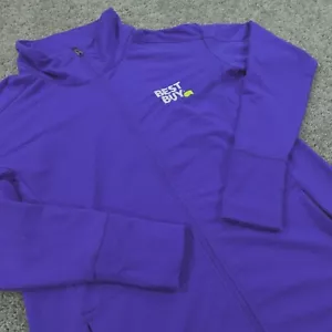 Best Buy Jacket Womens Large Full Zip Softshell Employee Work Uniform Staff - Picture 1 of 11