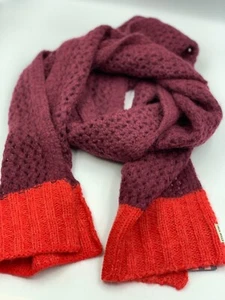 Jack Wills Long Scarf Mohair / Wool Openwork Stitch Design - BNWT - Picture 1 of 8