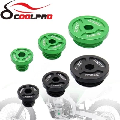 Engine Plug Crankcase Cover Oil Filler Screws For KAWASAKI KX250/F KX450/F - Image 1 of 4