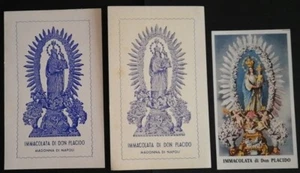 Lot Nr. 3 Santini Immacolata di Don Placido mit Novene Gesù Vecchio Napoli 4933 - Bild 1 von 2