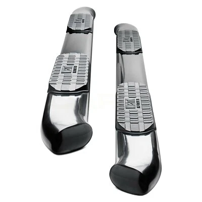 Westin 5" PRO TRAXX Oval Nerf Step Bars for 2017-2021 Nissan Titan Crew Cab Foto 1 de 4