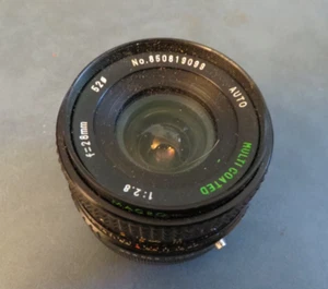 SEARS NO. 202 ZOOM MACRO MULTICOATED CAMERA LENS 7369000 1:2.8 F=28MM 850819099 - Picture 1 of 4