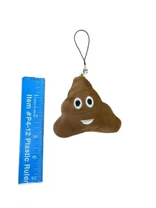 Poop Emoji Plüsch Schlüsselanhänger 3"" Zoll groß - Bild 1 von 1