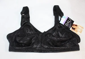 Reggiseno BALI COOL COMFORT tessuto nuovo con etichette supporto classico DF3372 NERO senza fili - Foto 1 di 5