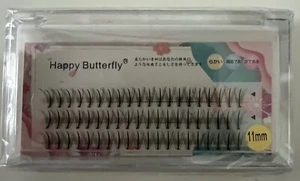 False Lashes Happy Butterfly 11mm Individual Lash Clusters NIB Sealed - Picture 1 of 3