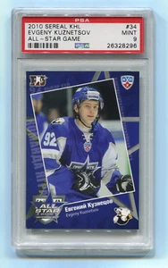 2010 Sereal KHL 34 Evgeny Kuznetsov Rookie Card RC PSA 9 Mint Capitals pop 2 0hi - Picture 1 of 2