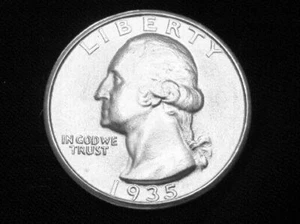 1935 Washington Quarter --- Gem Uncirculated - Picture 1 of 8