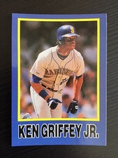 1990 St☆r Big League Yellow & Blue (unlicensed) #NNO - Ken Griffey Jr - Seattle