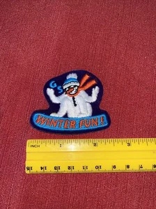 Girl Scout Patch Winter Fun 1990’s - Picture 1 of 4
