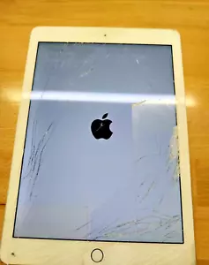 Originale Apple iPad Air A1474 9,7" - Argento - Schermo rotto - Foto 1 di 3