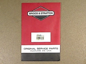 New Old Stock Rocker Cover Gasket Briggs & Stratton 272475 - Picture 1 of 2