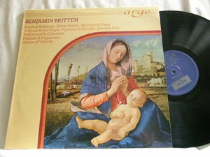 BENJAMIN BRITTEN Festival Te Deum Missa Brevis George Guest Malcolm Argo UK LP - Picture 1 of 2