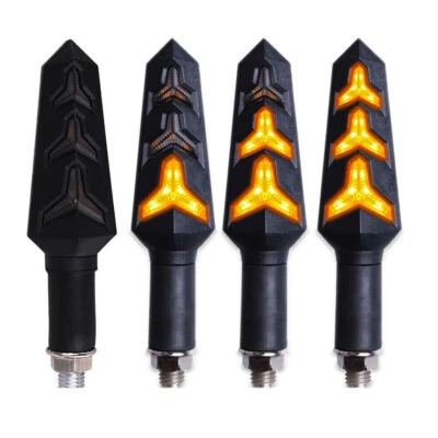 4X Motorcycle LED Turn Signal Light for Yamaha YZF R1 YZF R6 YZF600R FZ1 Foto 1 de 4