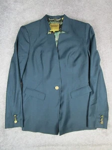 Ted Baker Blazer Womens 3 Medium Green Wool Blend Sports Coat - Picture 1 of 8
