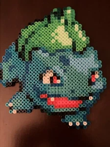 Fuse Bead Art of Bulbasaur the Pokemon! - Picture 1 of 2