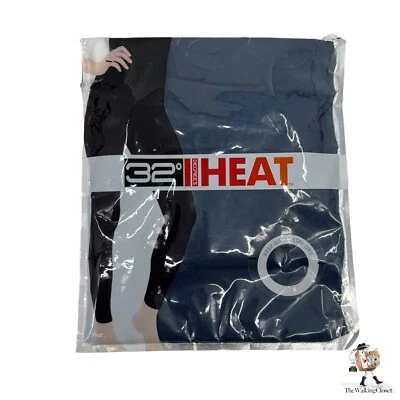 32 Degrees Baselayer 紧身裤女式 S 小号土蓝色透明轻便 * 全新 — 第 1/4 张图片