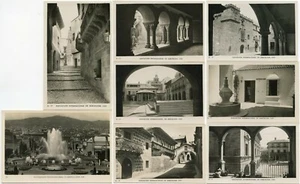  EXPOSICIÓN 1929 BARCELONA INTERNACIONAL 8 tarjetas FOTO REAL - Imagen 1 de 8